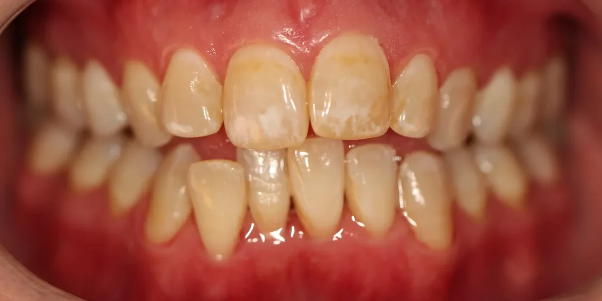 Before clear aligner treatment