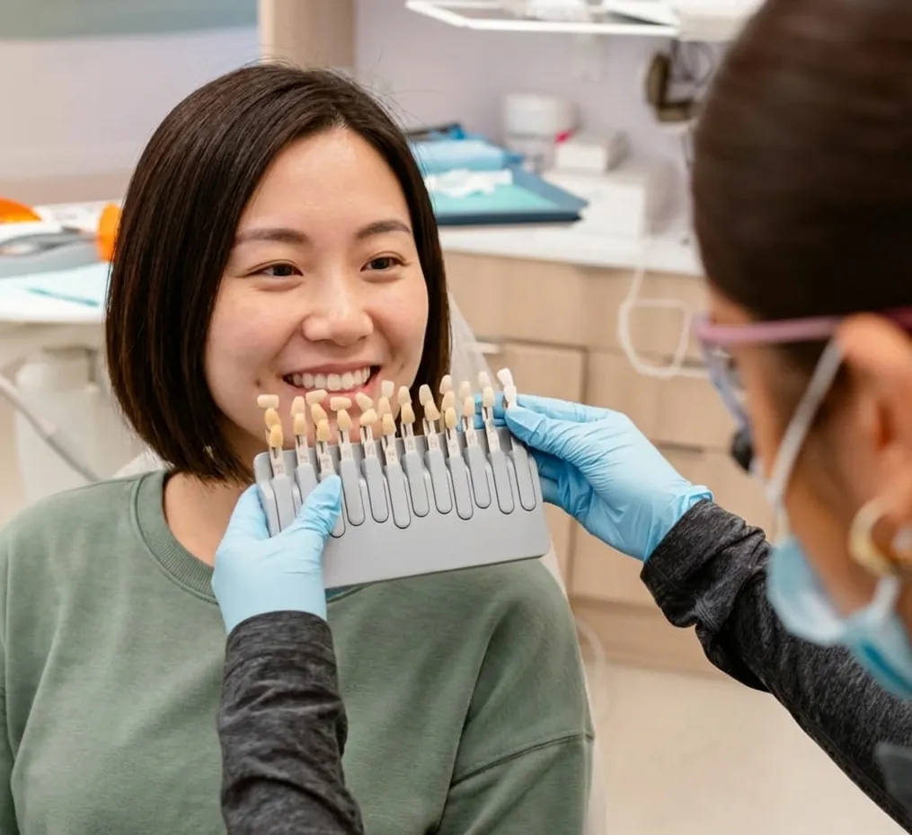 Dental shade matching at Nest Dental