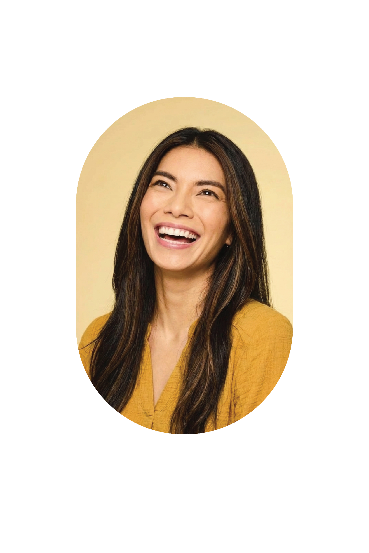 Smiling female patient