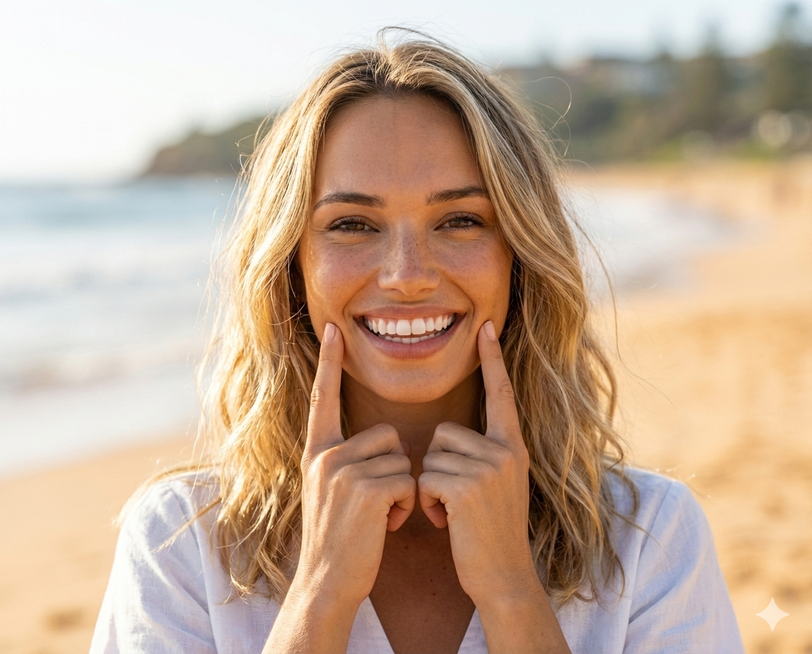 Happy patient after sleep apnoea treatment